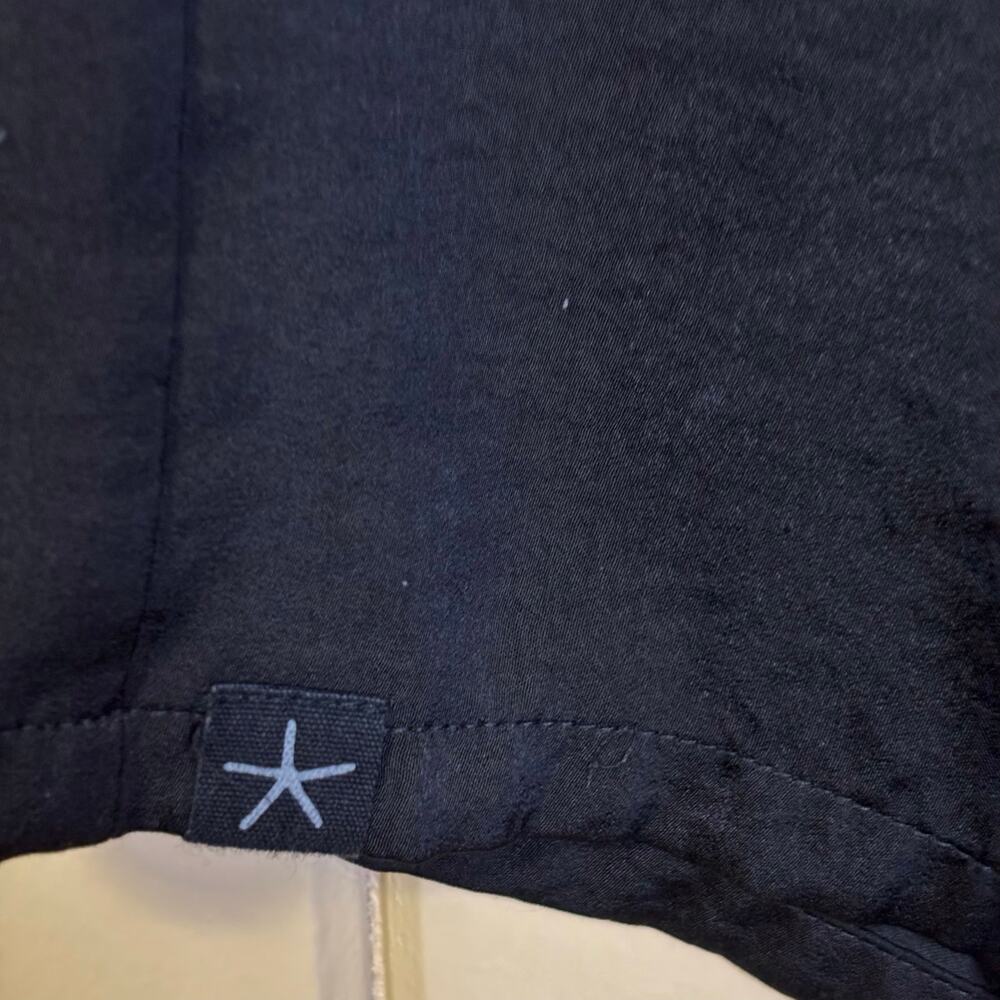 Barefoot Dreams pajama shorts black bow front drawstring extra large - Picture 3 of 4